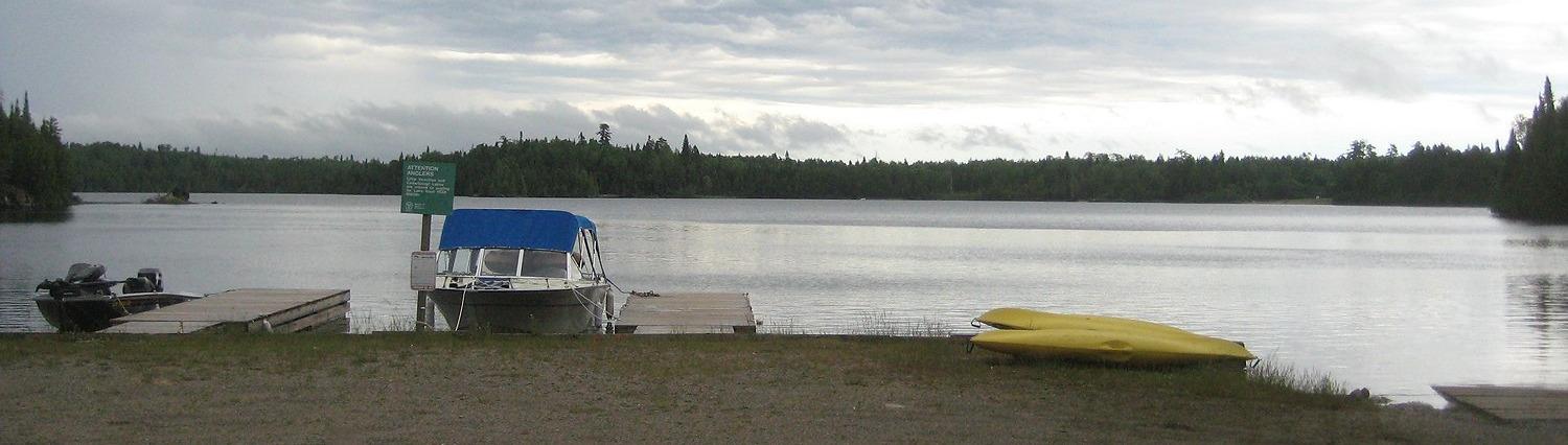 The beach at Ojibway Provincial Park