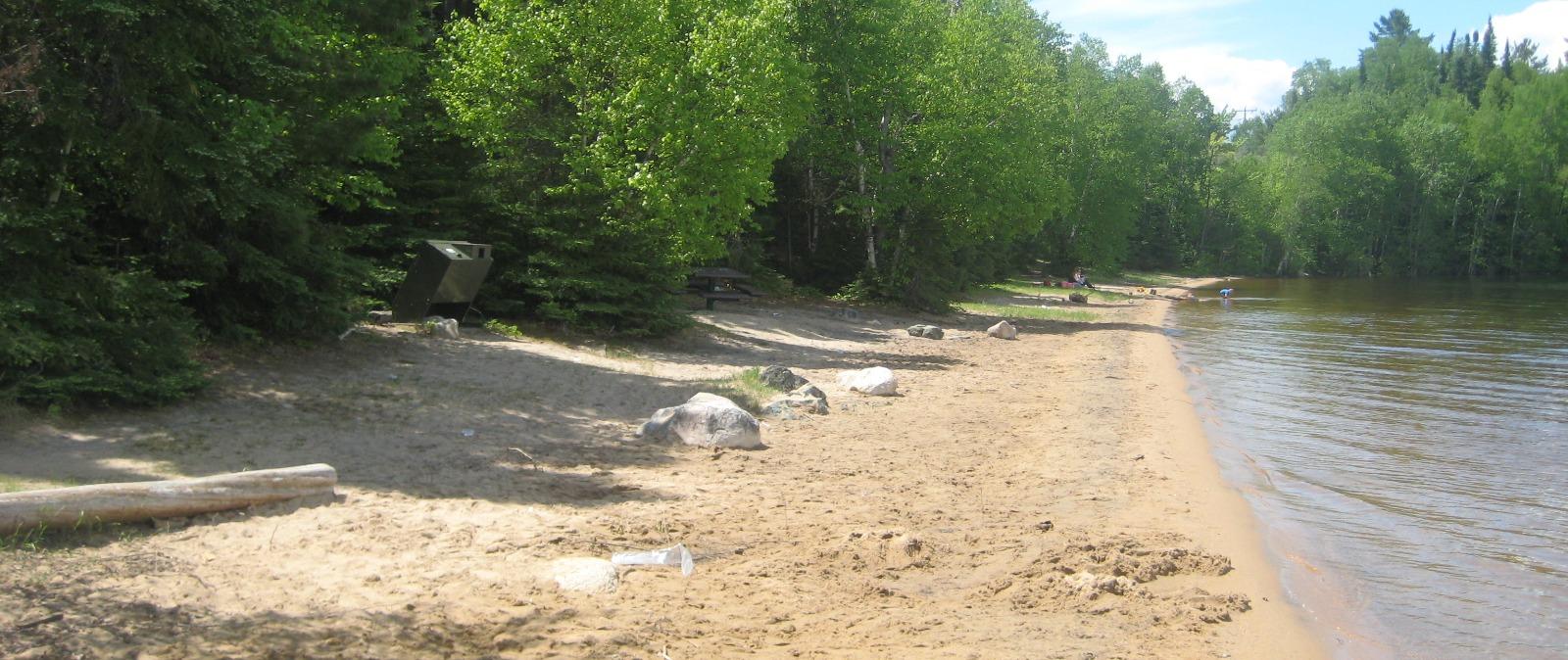 Second Sandy Beach shoreline