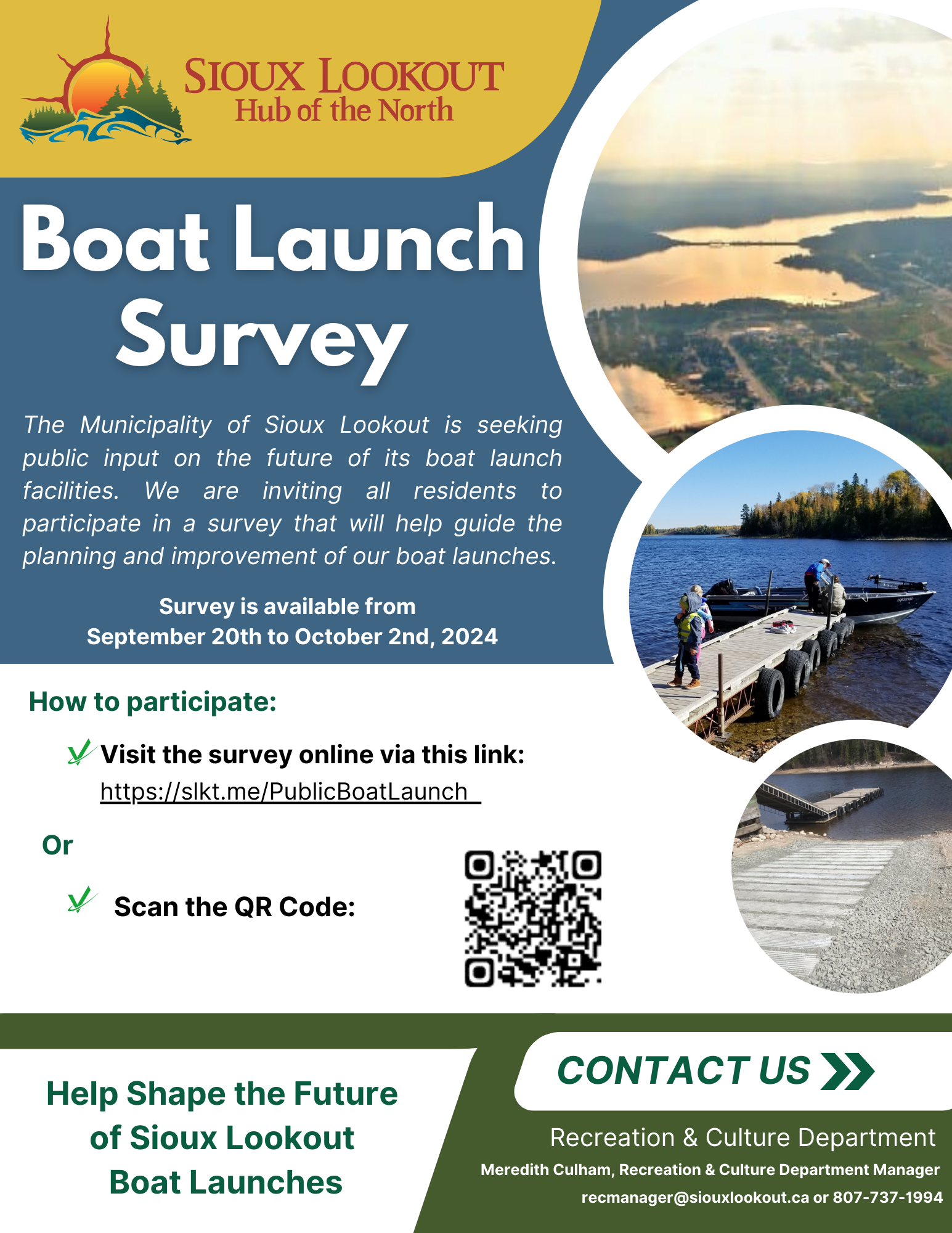 Public Survey on Boat Launch poster