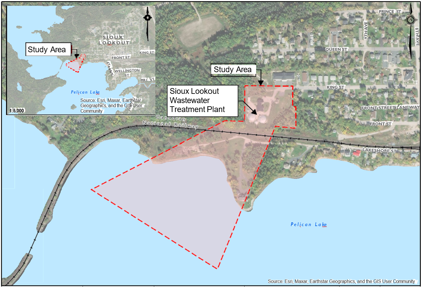 Environmental Assessment Notice of Study Commencement Map