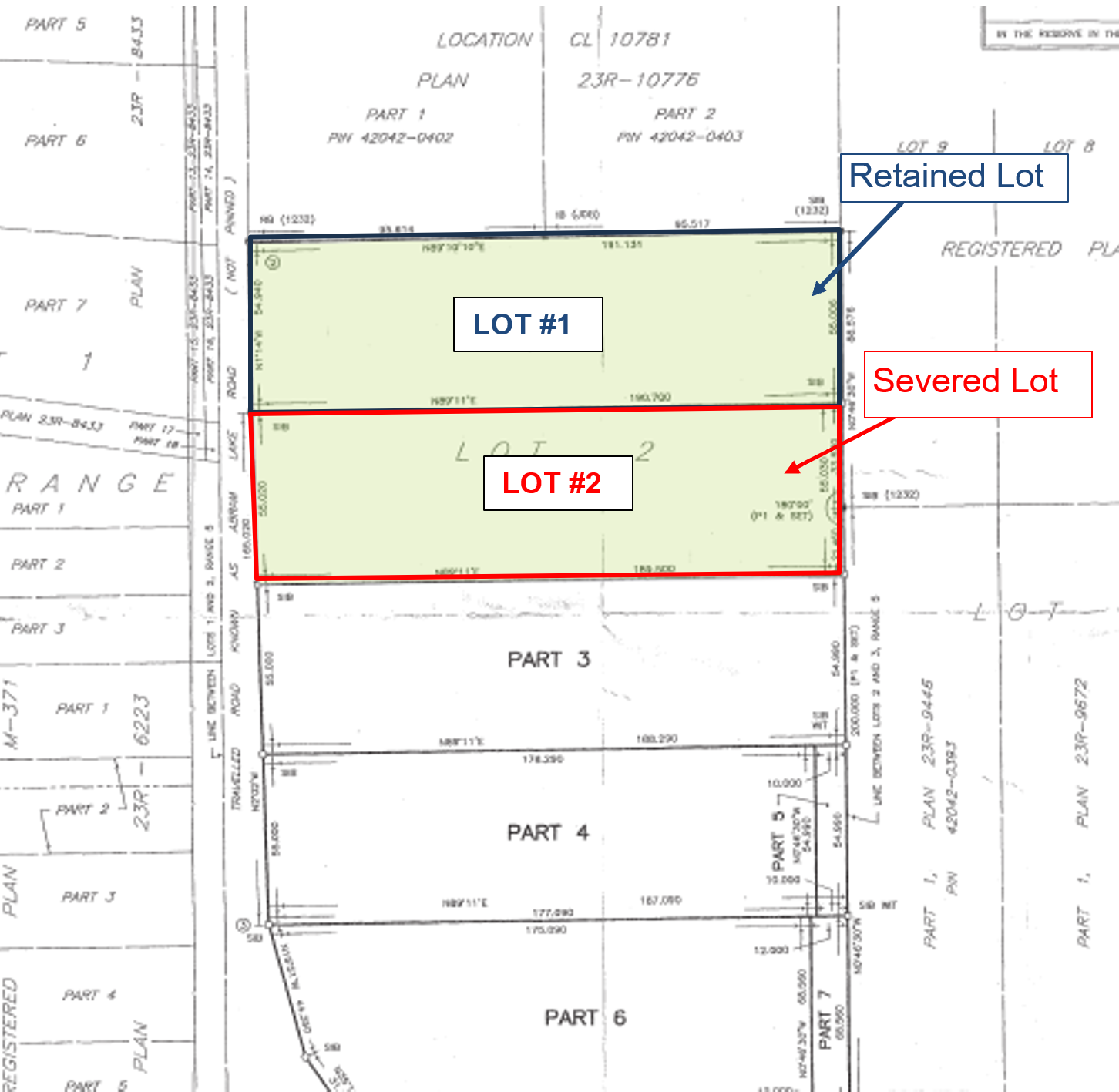 C05-2024 Proposed Lot Configuration Diagram